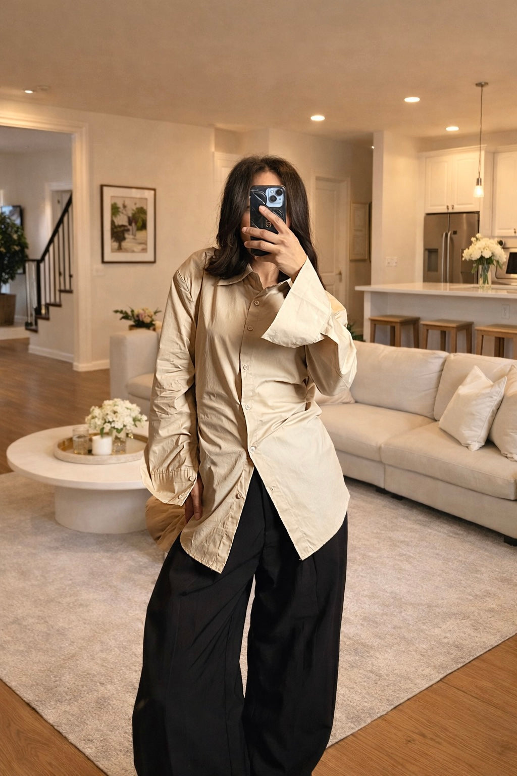 Chemise avec épaulettes