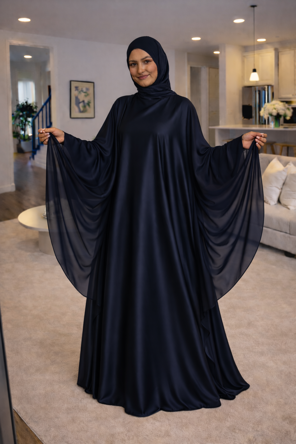 Abaya Bleu nuit